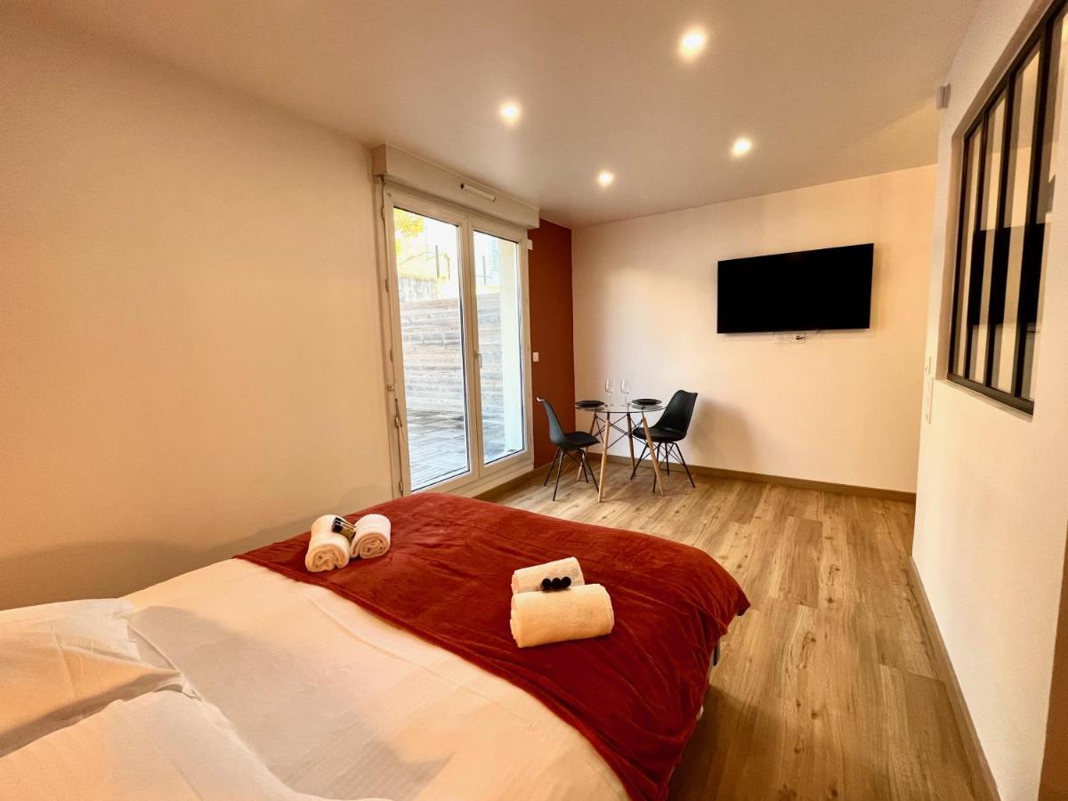 Studio Avec Grande Terrasse Et Parking Privatifs Caen Exteriér fotografie